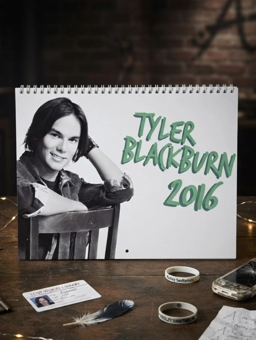 Tyler Blackburn 2016 Calendar Caleb Rivers Pretty Little Liars  Ravenswood